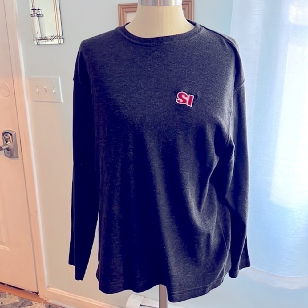 Sports illustrated SI Pullover Cotton Blend Knit Sweater Size Large